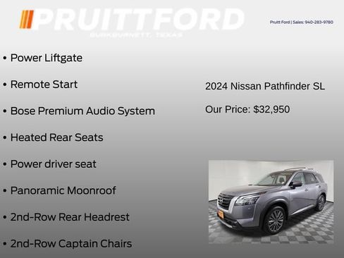 Used 2024 Nissan Pathfinder SL w/ SL Premium Package FWD image 19