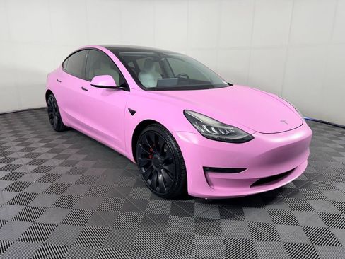Used 2021 Tesla Model 3 Performance AWD/4WD image 3