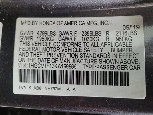 Used 2019 Honda Accord LX image 33