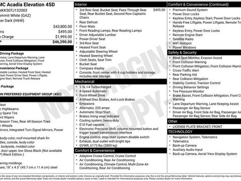 New 2026 GMC Acadia Elevation image 43