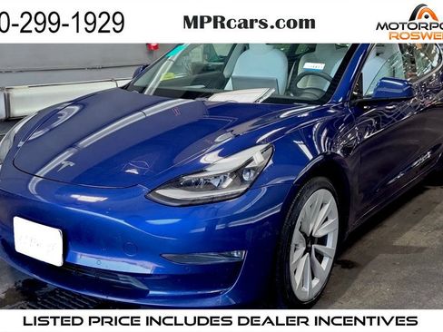 Used 2021 Tesla Model 3 Long Range AWD/4WD image 1