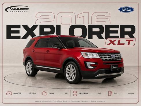 Used 2016 Ford Explorer XLT w/ Equipment Group 202A FWD image 1