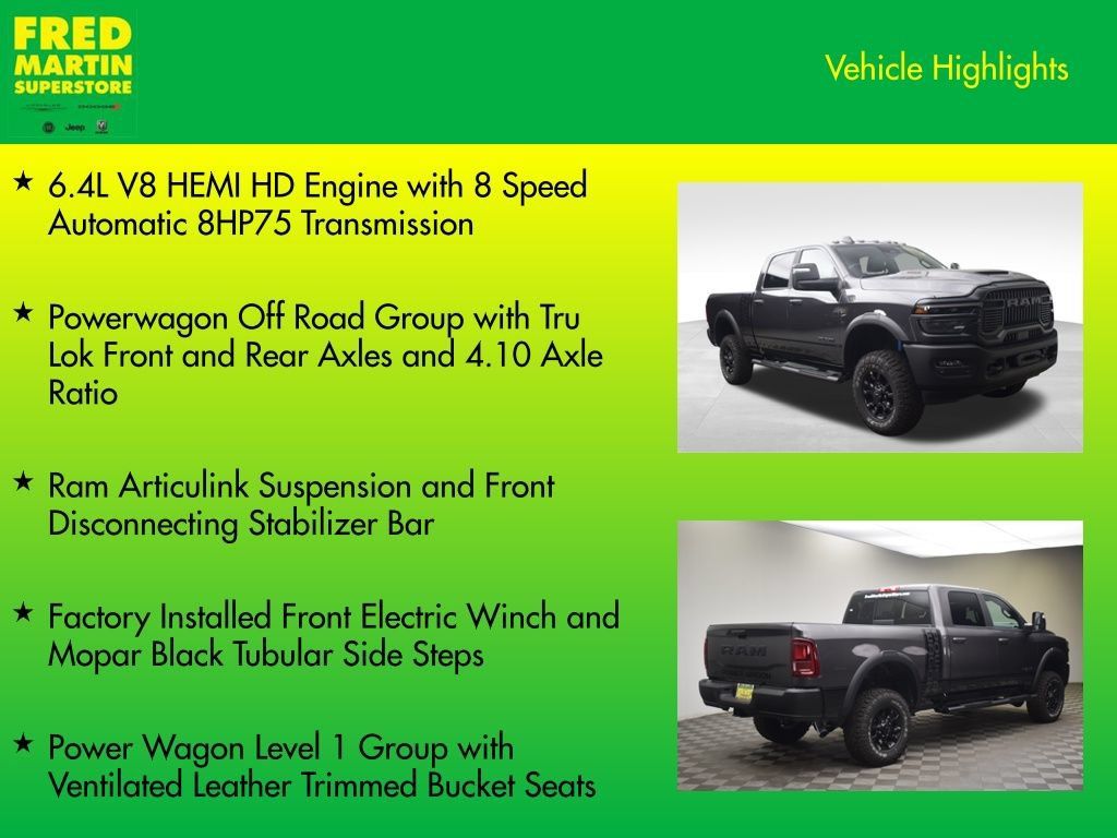 New 2026 RAM 2500 Power Wagon AWD/4WD image 8
