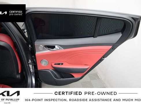 Certified 2022 Kia Stinger GT2 w/ Red Interior Color Package RWD image 14