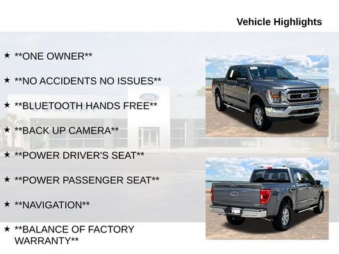 Certified 2023 Ford F150 XLT w/ Equipment Group 302A High AWD/4WD image 6