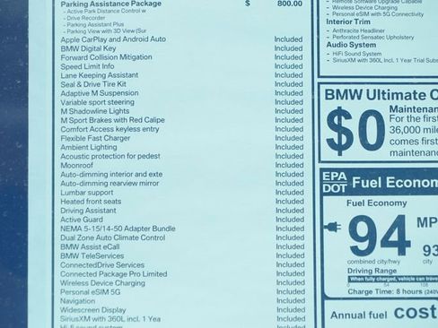 New 2026 BMW i4 xDrive40i w/ M Sport Package AWD/4WD image 8