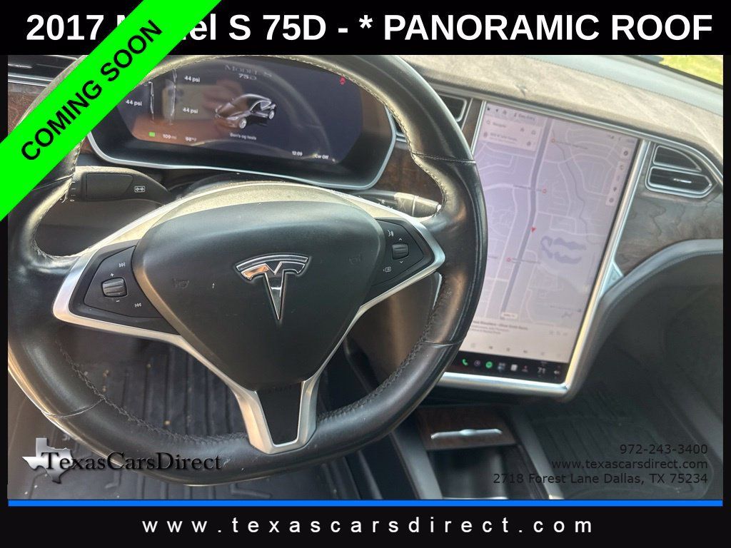 Used 2017 Tesla Model S 75D AWD/4WD image 7