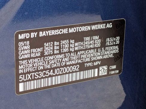 Used 2018 BMW X3 M40i AWD/4WD image 34