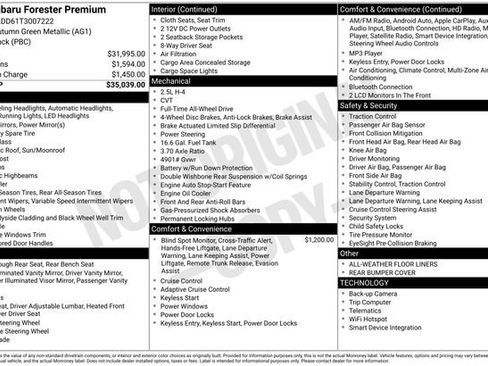Certified 2026 Subaru Forester Premium image 13