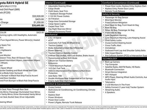 Used 2023 Toyota RAV4 SE AWD/4WD image 5