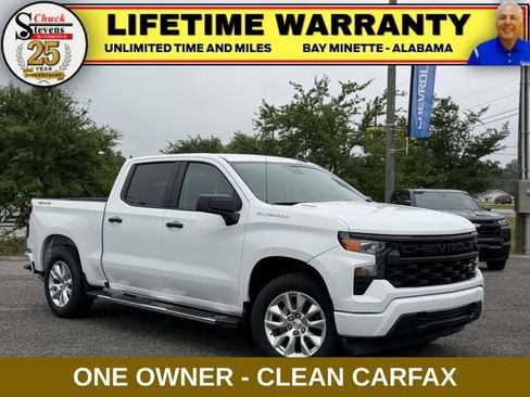 Used 2025 Chevrolet Silverado 1500 Custom AWD/4WD image 1