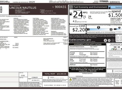 Used 2025 Lincoln Nautilus Premier image 46
