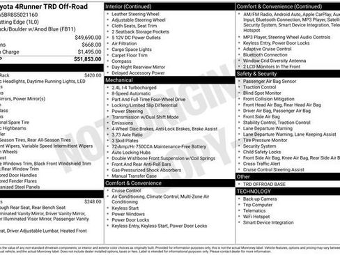 Used 2025 Toyota 4Runner TRD Off-Road image 37