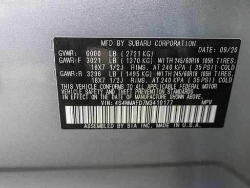 Used 2021 Subaru Ascent Premium w/ Convenience Package image 54