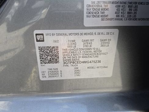 Used 2021 GMC Sierra 1500 Elevation w/ LPO, Elevation Black Package RWD image 38