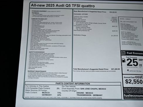 New 2025 Audi Q5 Premium image 42