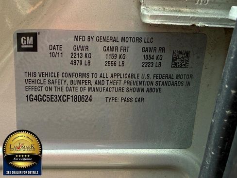 Used 2012 Buick LaCrosse Leather FWD image 20