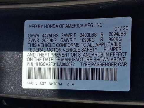 Used 2020 Honda Accord Sport image 27