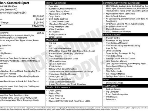 Used 2024 Subaru Crosstrek 2.5i Sport image 39