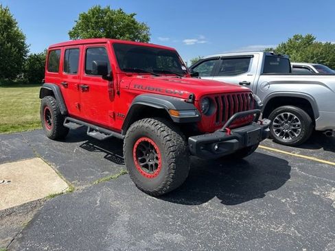 Used 2019 Jeep Wrangler Unlimited Rubicon w/ Uconnect 4C Nav & Sound Group AWD/4WD image 1