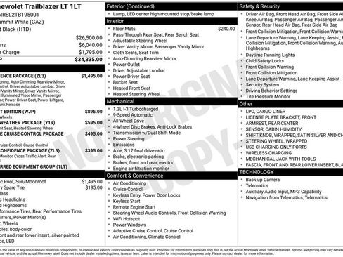 New 2026 Chevrolet TrailBlazer LT w/ Convenience Package AWD/4WD image 25
