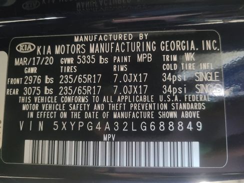 Used 2020 Kia Sorento LX FWD image 33