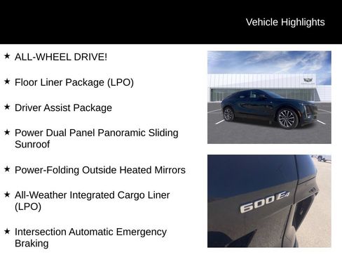 Certified 2024 Cadillac Lyriq Sport w/ LPO, Floor Liner Package AWD/4WD image 10