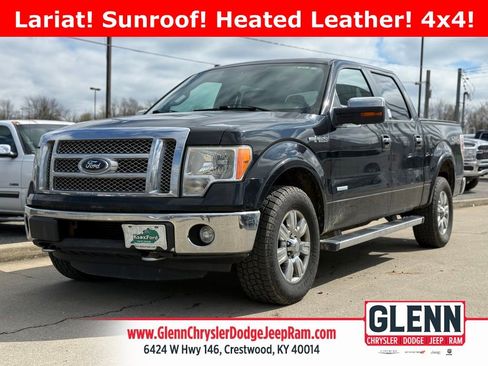 Used 2012 Ford F150 Lariat w/ Lariat Chrome Pkg image 1