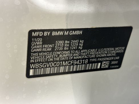 Used 2021 BMW M8 Gran Coupe xDrive w/ Competition Package AWD/4WD image 33