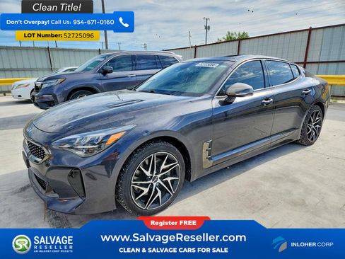 Used 2022 Kia Stinger GT-Line w/ Sun & Sound Package RWD image 1