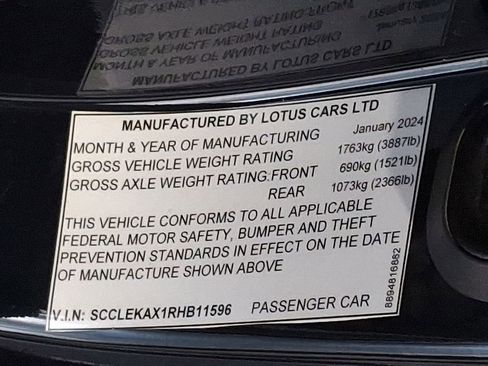 Used 2024 Lotus Emira First Edition image 28