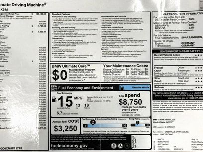 Used 2021 BMW X5 M w/ Executive Package