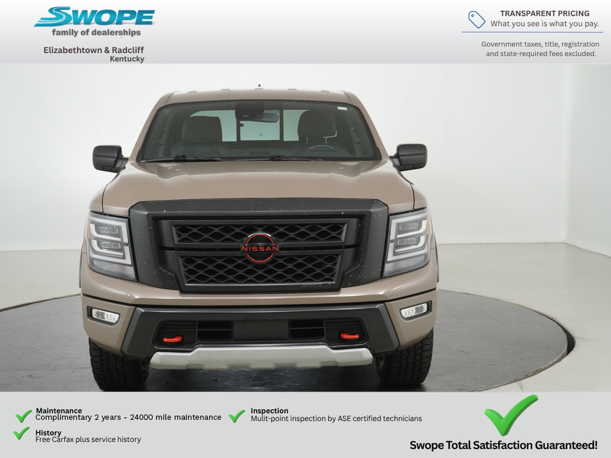 Used 2023 Nissan Titan PRO-4X w/ Off Road Protection Package AWD/4WD image 8