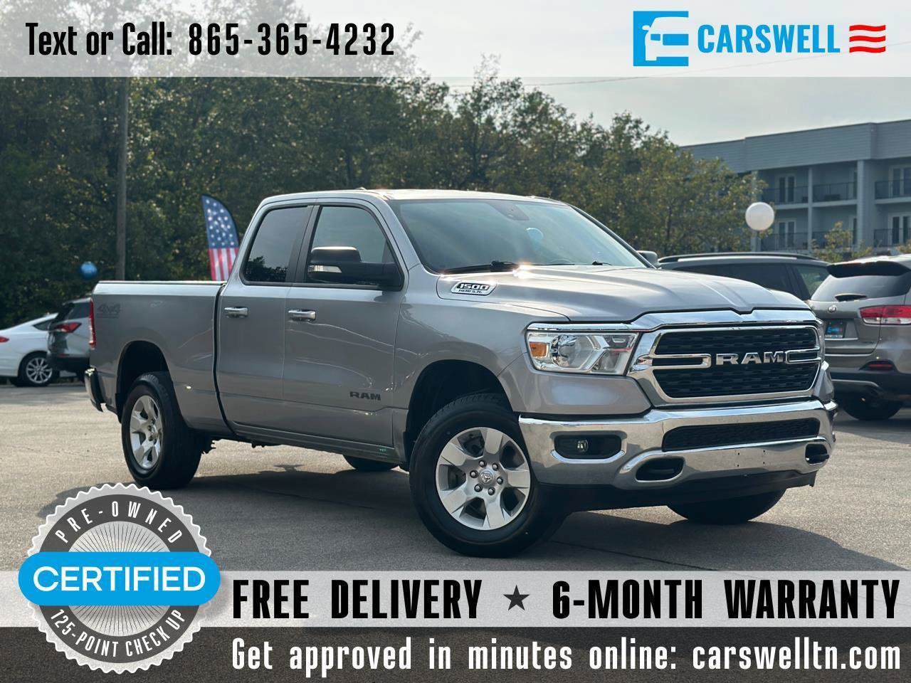 Used 2022 RAM 1500 Big Horn w/ Trailer Tow Group (B) AWD/4WD image 1