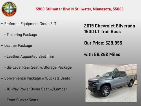Used 2019 Chevrolet Silverado 1500 LT Trail Boss image 30