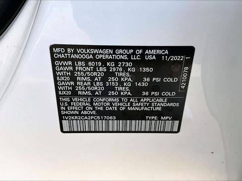 Used 2023 Volkswagen Atlas SE w/ Panoramic Sunroof Package AWD/4WD image 35