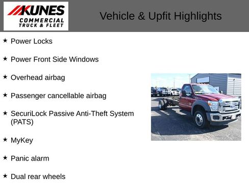 Used 2016 Ford F550 2WD Regular Cab Super Duty w/ XLT Interior Package image 4