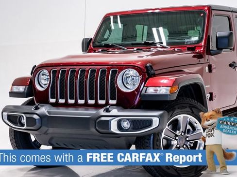 Used 2021 Jeep Wrangler Unlimited Sahara w/ Safety Group AWD/4WD image 2
