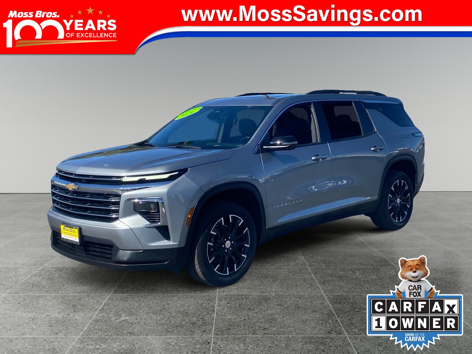 Used 2026 Chevrolet Traverse LT w/ Sun and Wheel Package FWD image 1