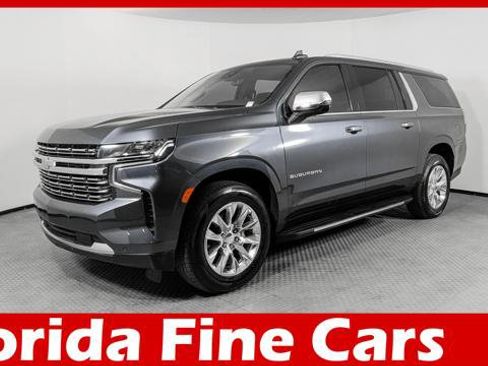 Used 2021 Chevrolet Suburban Premier w/ Premium Package RWD image 1