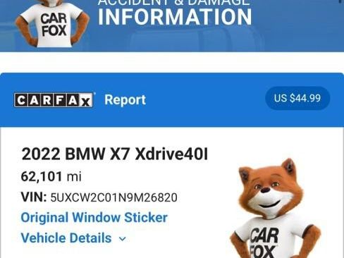 Used 2022 BMW X7 xDrive40i w/ M Sport Package AWD/4WD image 5
