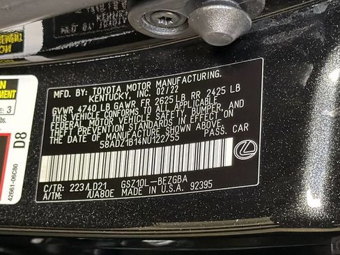 Used 2022 Lexus ES 350 w/ Premium Package FWD image 32
