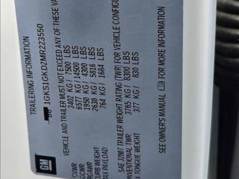Used 2021 GMC Yukon XL SLT w/ SLT Luxury Plus Package RWD image 15