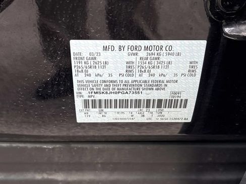 Used 2023 Ford Explorer Timberline AWD/4WD image 10