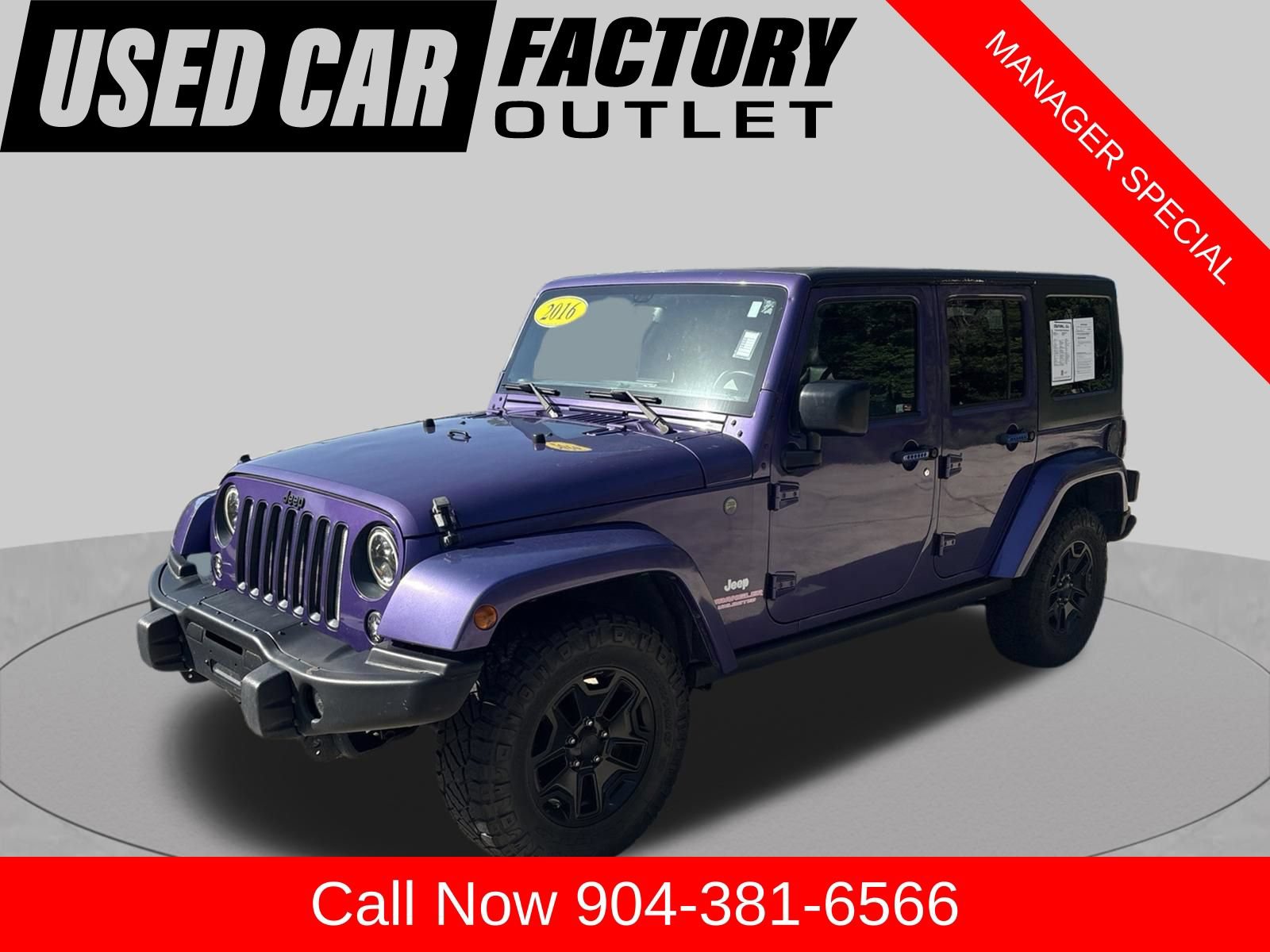 Used 2016 Jeep Wrangler Unlimited Sahara AWD/4WD image 3