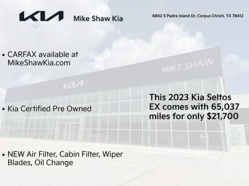 Used 2023 Kia Seltos EX AWD/4WD image 3