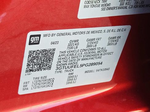 Used 2023 GMC Sierra 1500 AT4X AWD/4WD image 49