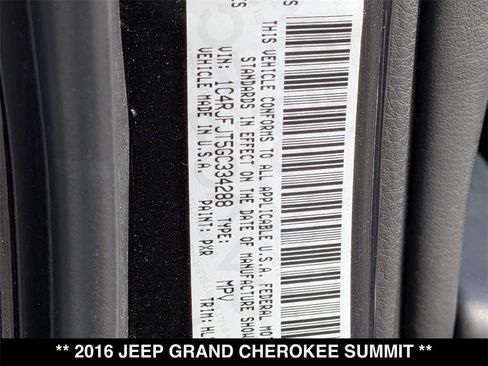 Used 2016 Jeep Grand Cherokee Summit image 31