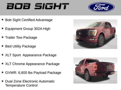 Used 2022 Ford F150 XLT w/ Equipment Group 302A High image 2