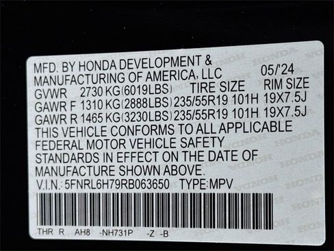 Used 2024 Honda Odyssey Sport image 17